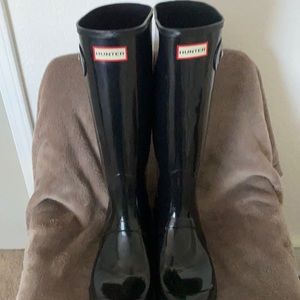 Hunter women’s original tall black boots